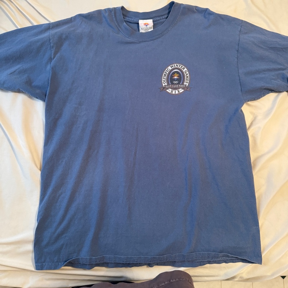 vintage 2002 olympic winter games t shirt